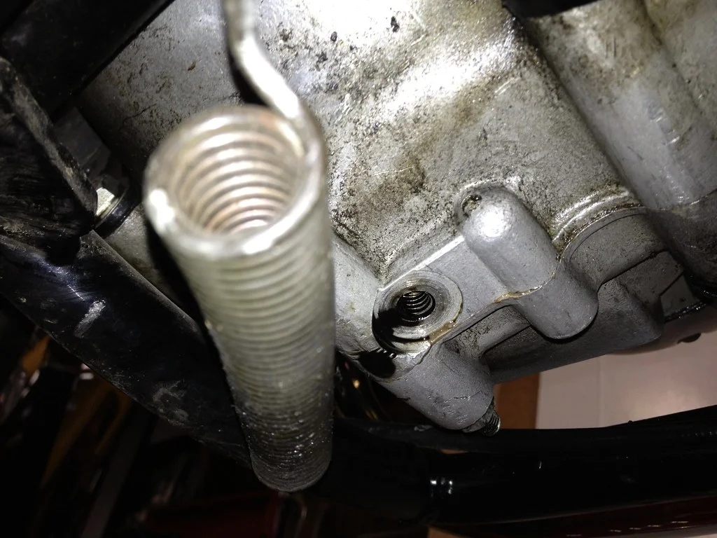Oil Drain Timesert Repair Access Norton