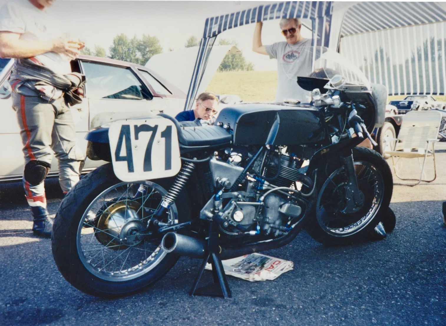 Norton Commandos from my 1990s Archive