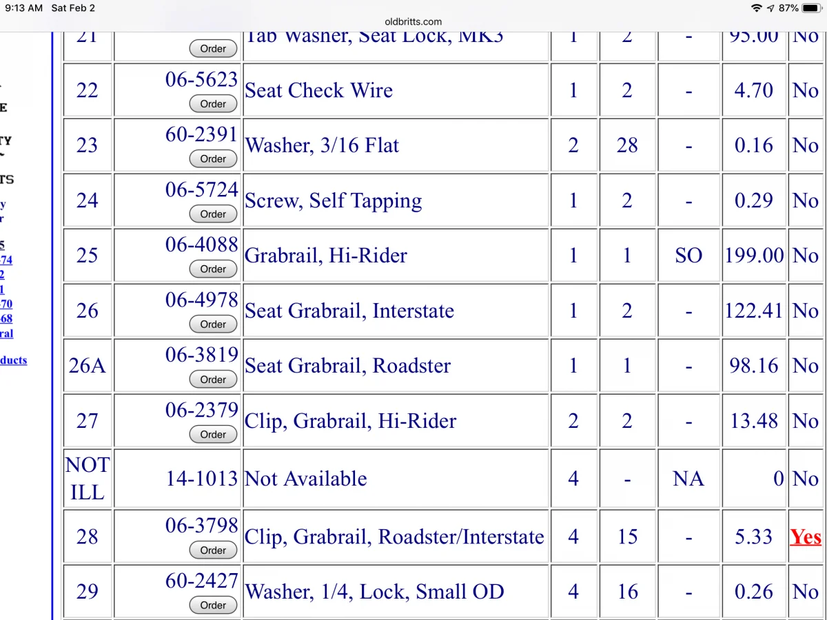 1975 Norton Mk3 distinguishing features