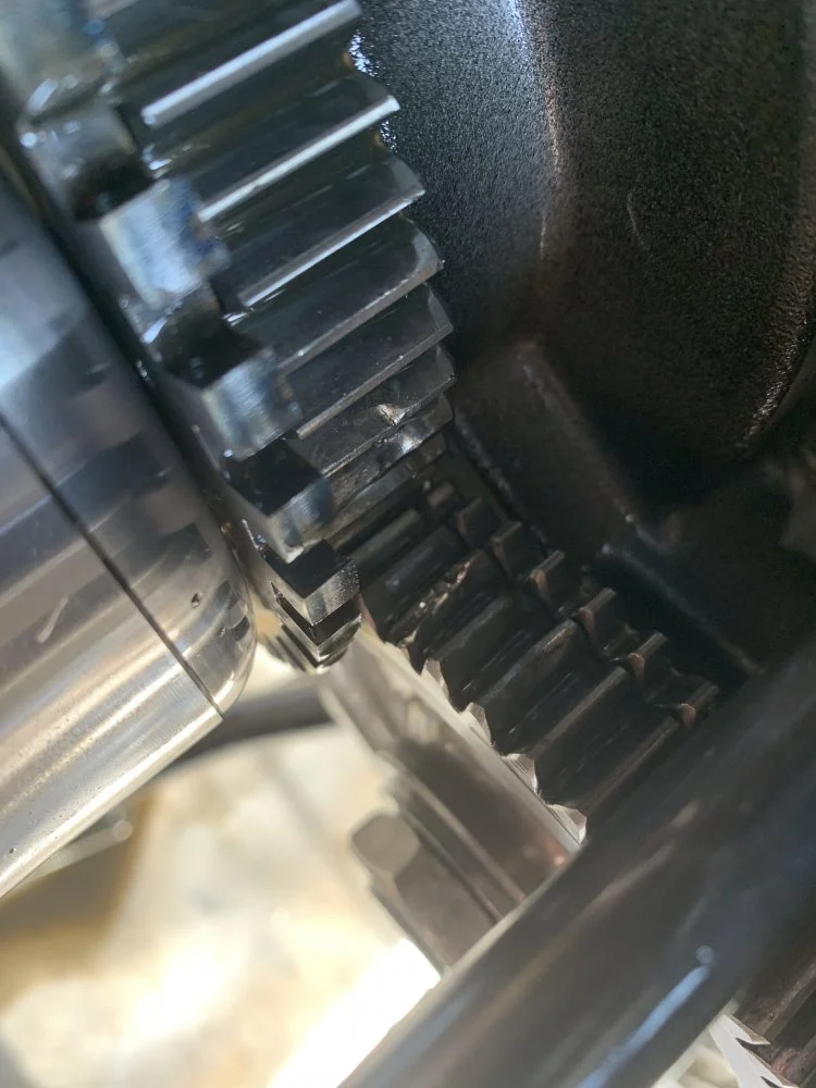 Another clutch basket failure.