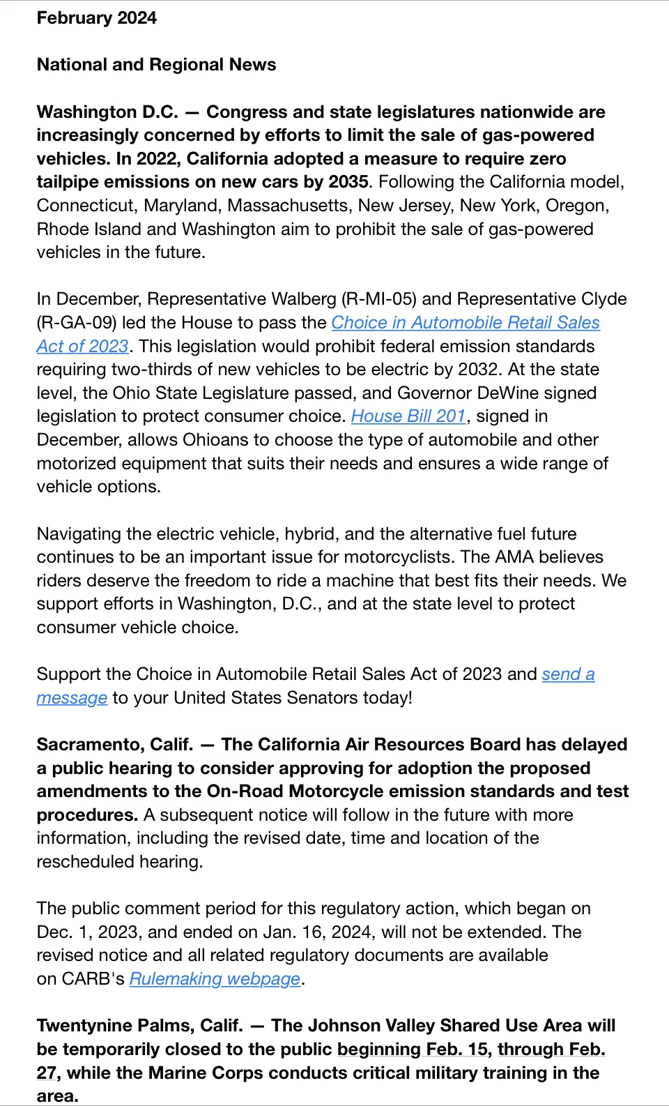 The AMA , the only voice we have