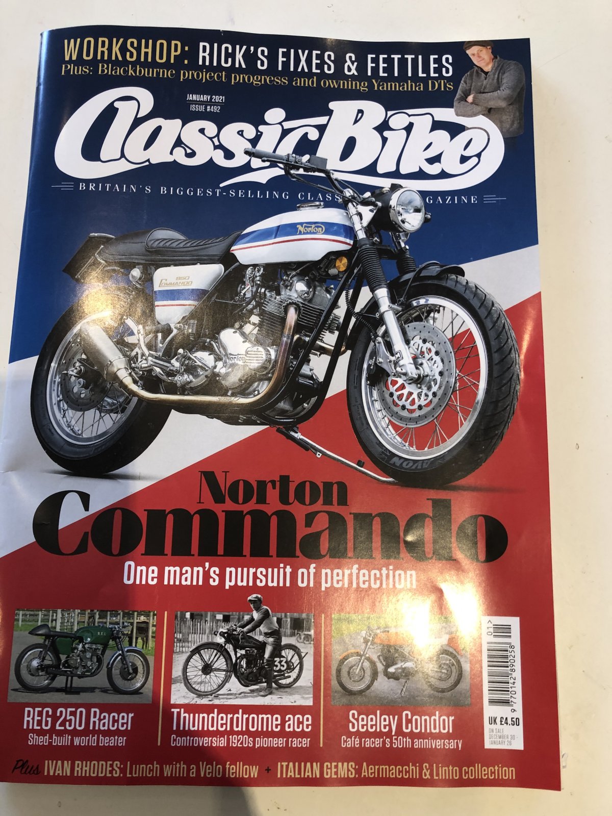 Commando in Jan ‘Classic Bike’