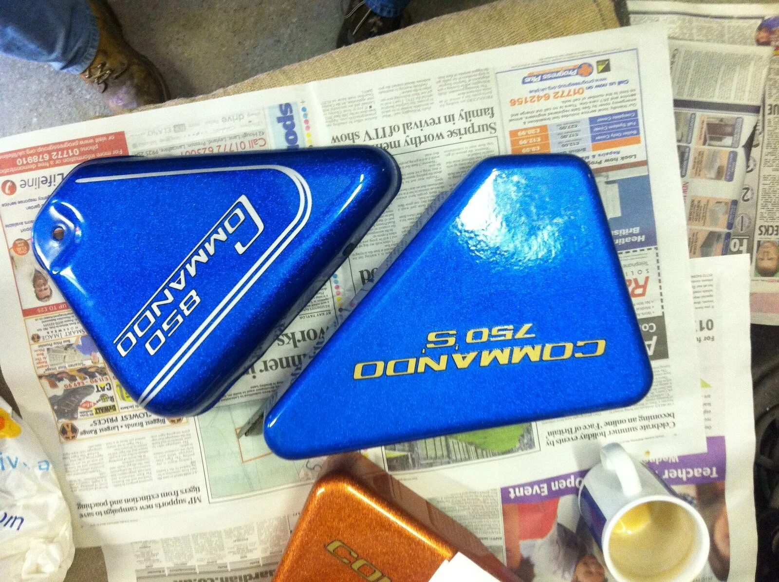 1974 Commando Paint - Blue