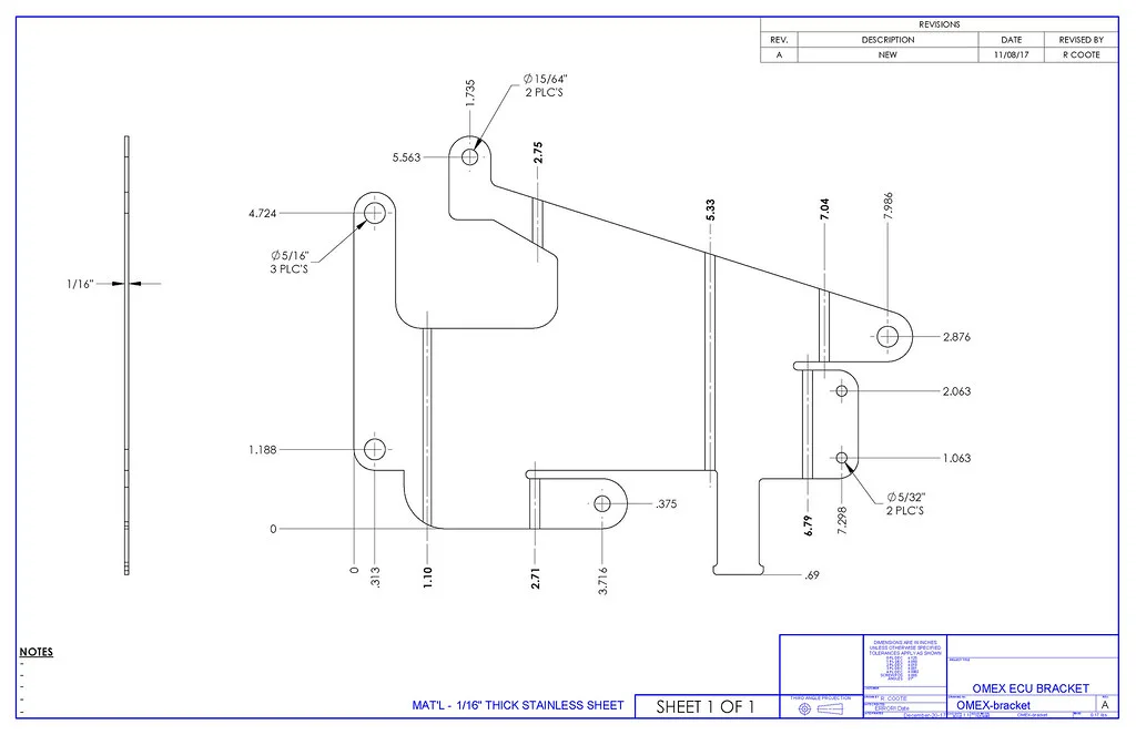 OMEX BRACKET UPGRADE FOR SINGLE SEAT