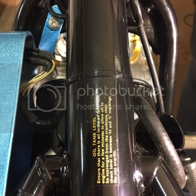 1969 / 1970 S type oil tank.