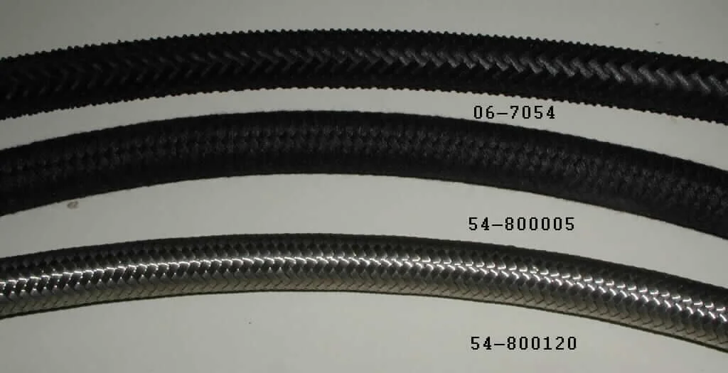 Oil hose size