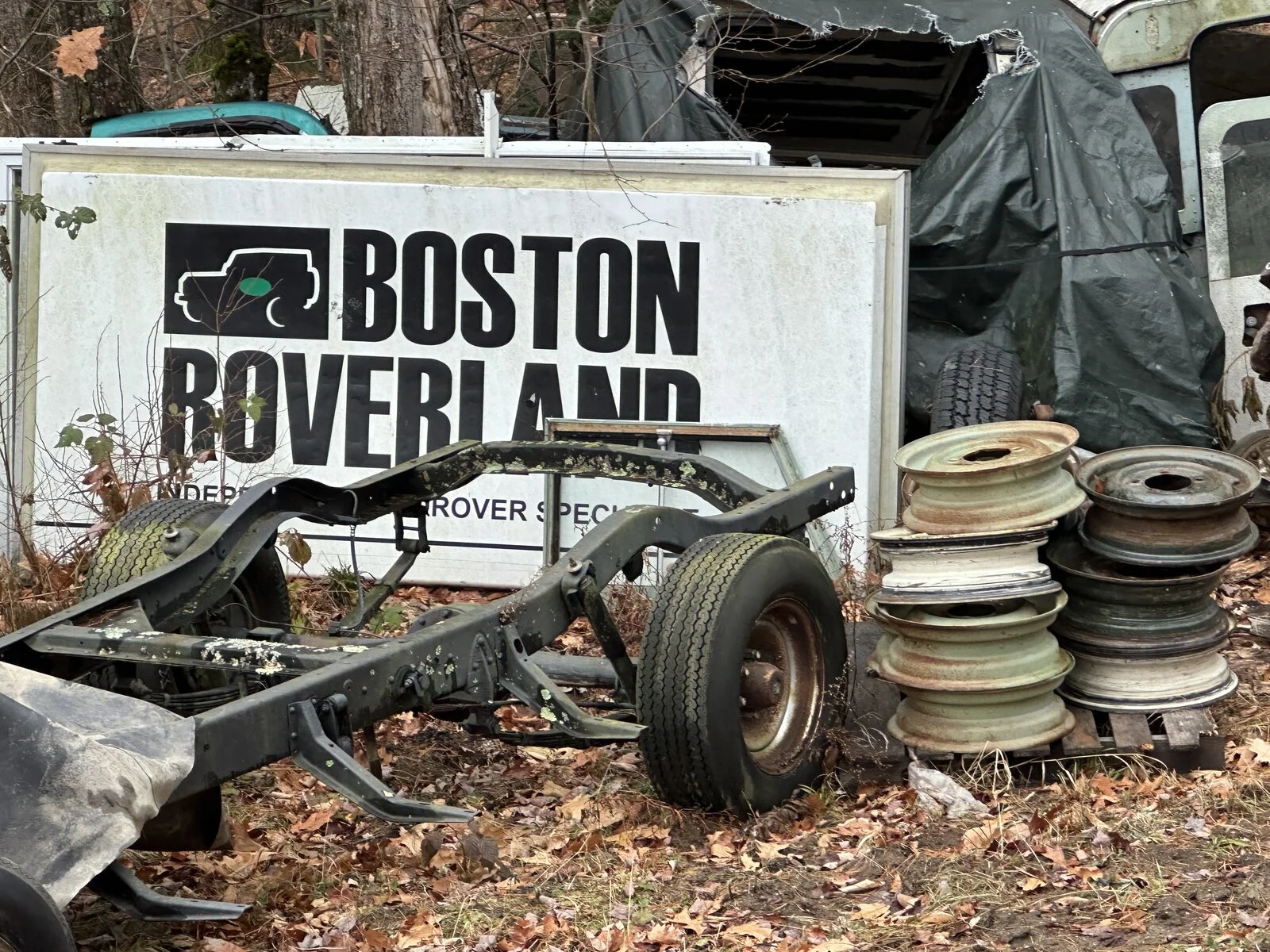Where old Land Rovers go to die. And some are reborn.