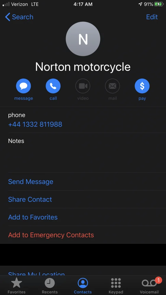 Norton's Finacial future.