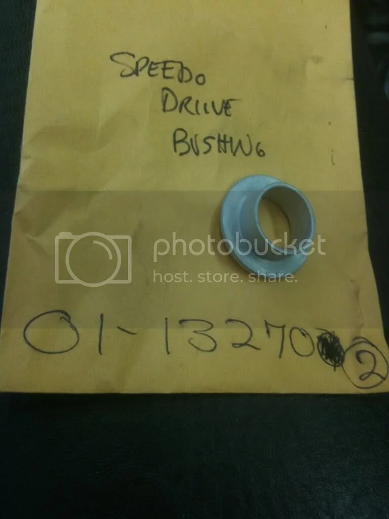 Speedo drive spacer