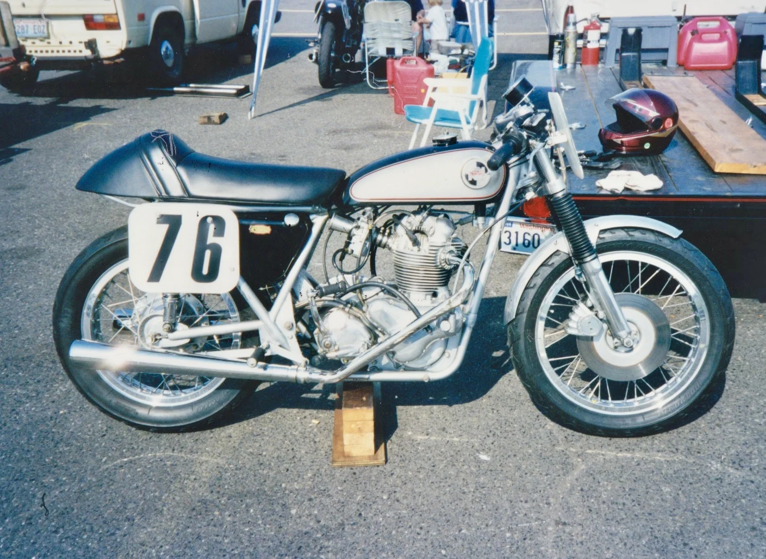 Norton Commandos from my 1990s Archive