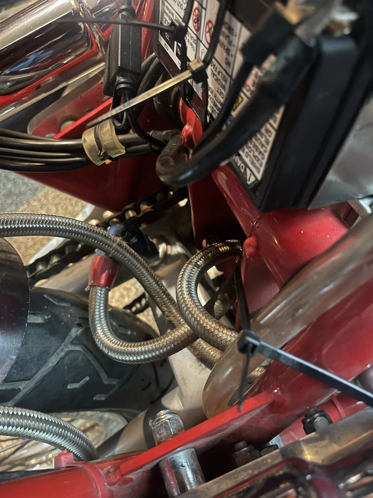 Oil in frame Mk III Norton