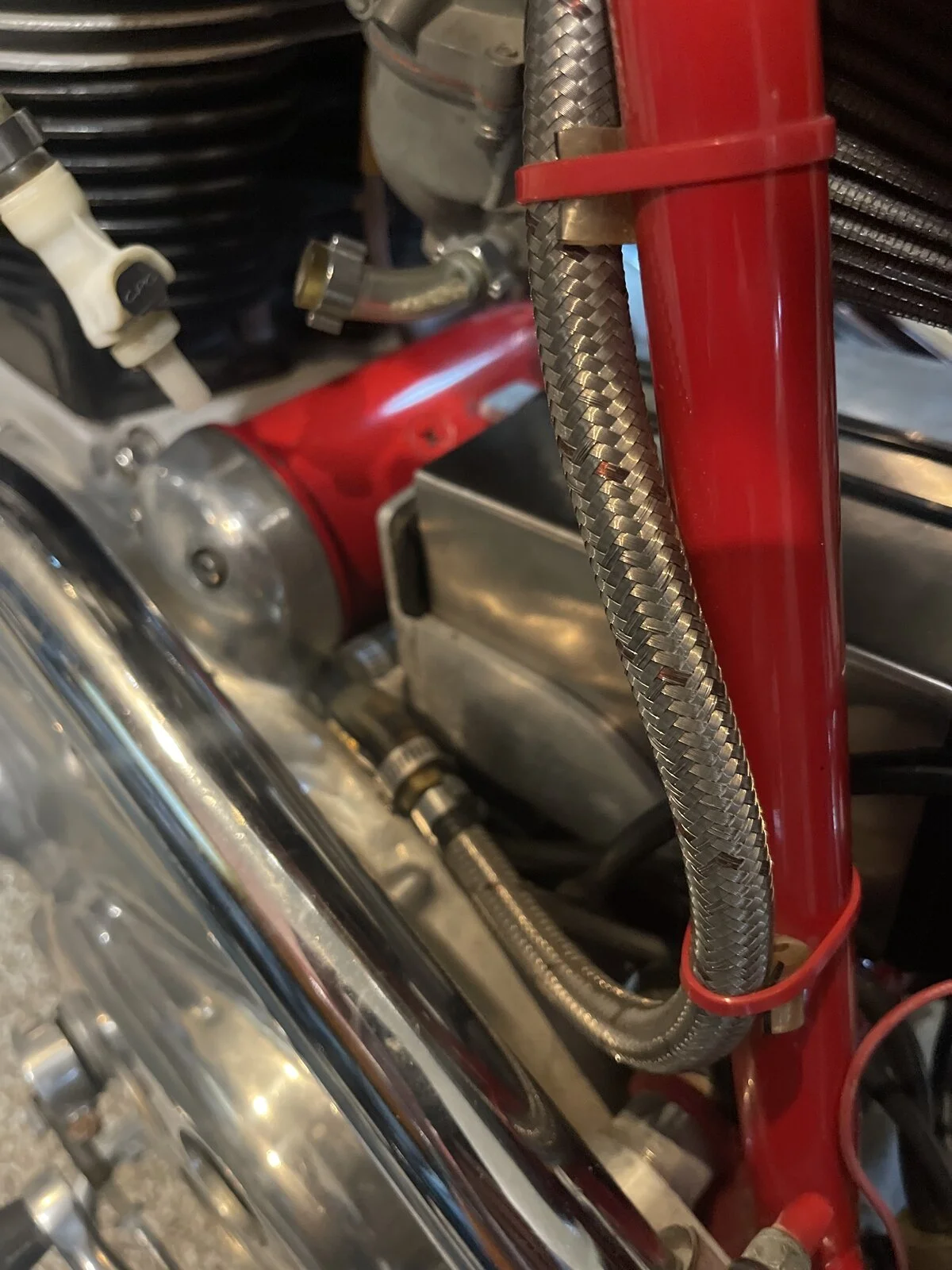 Oil in frame Mk III Norton