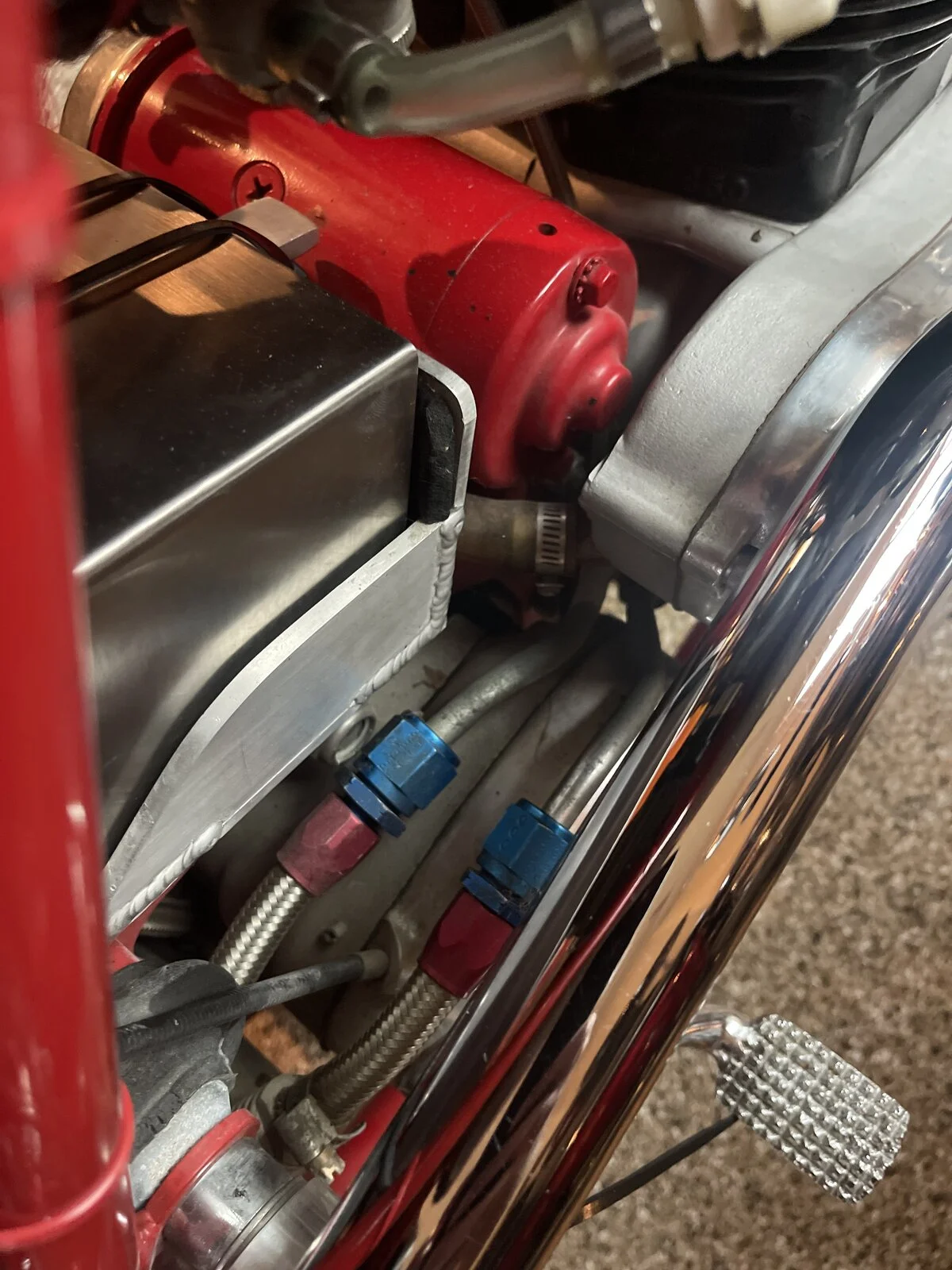 Oil in frame Mk III Norton