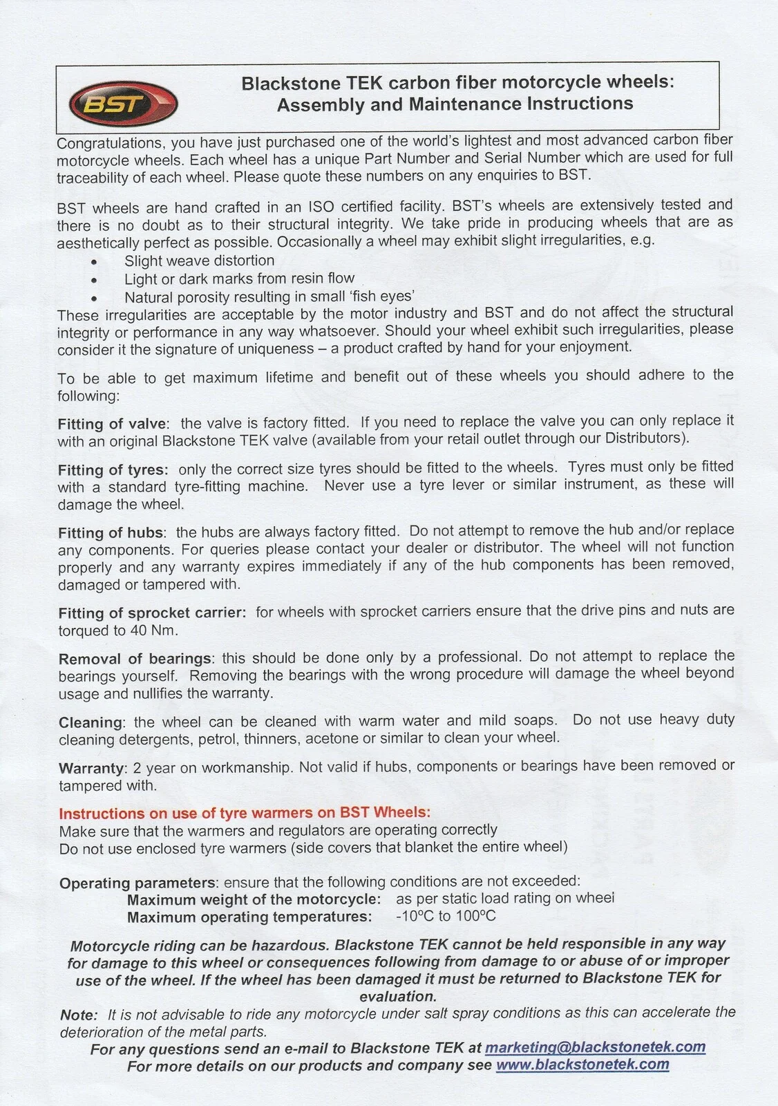 Carbon Fiber Wheel Update