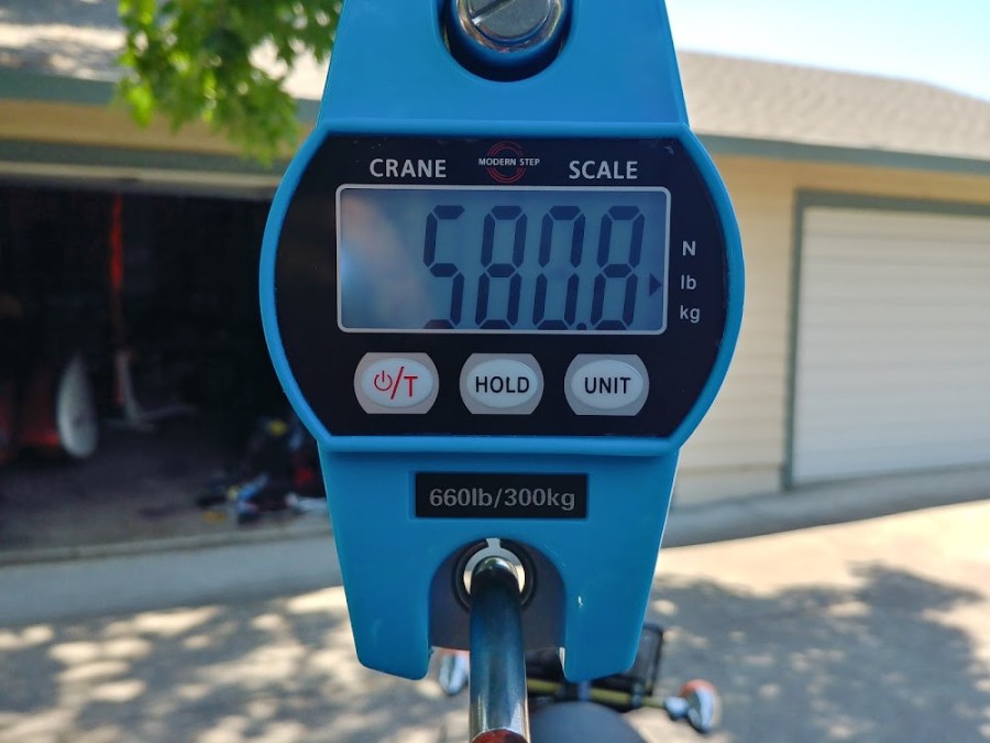 750/850 weight comparison