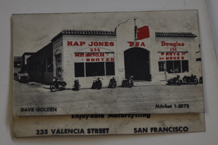 Hap Jones Norton Dealer SF