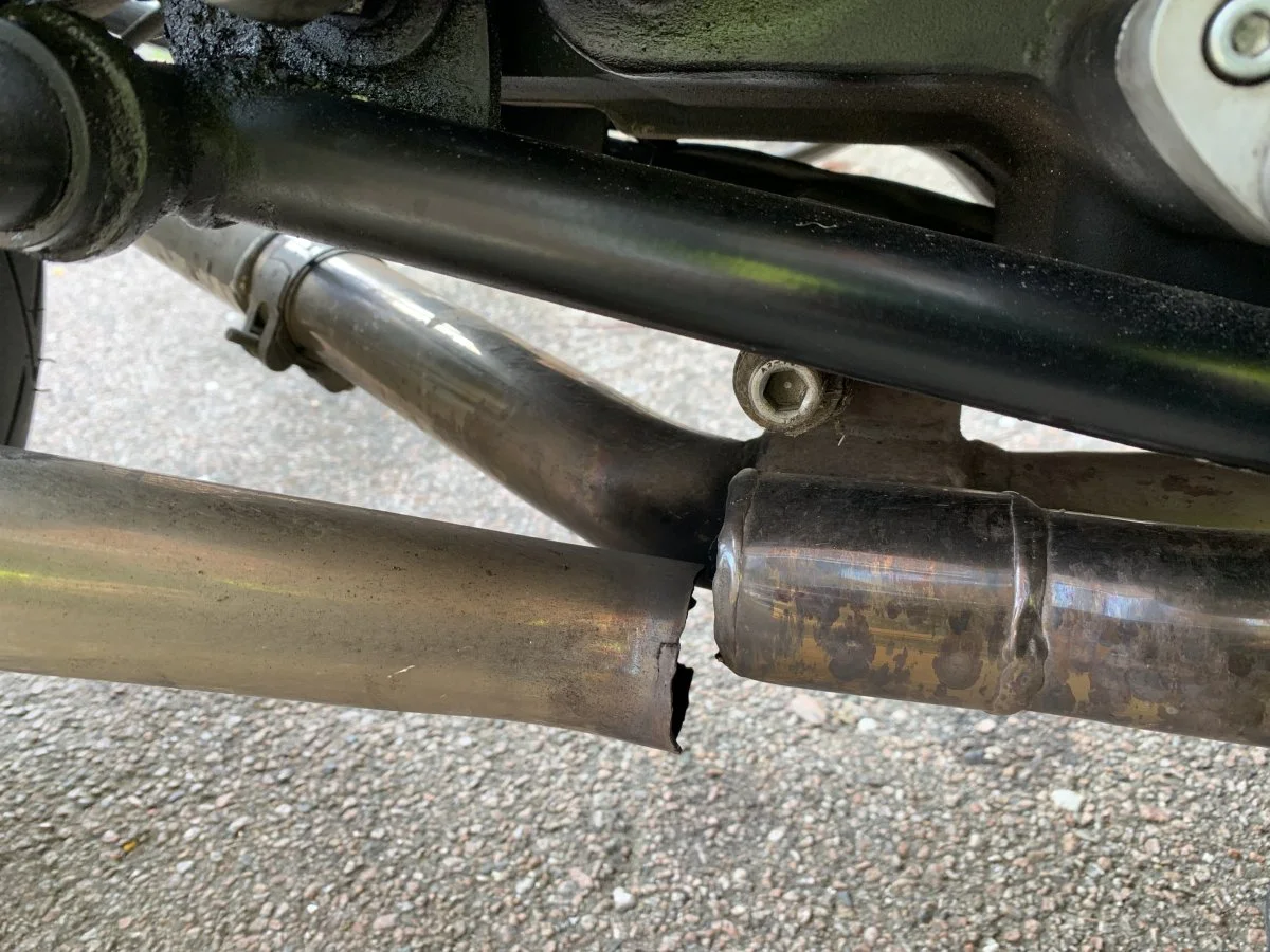 Decat pipe broke today