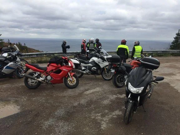 Cabot Trail in bad weather