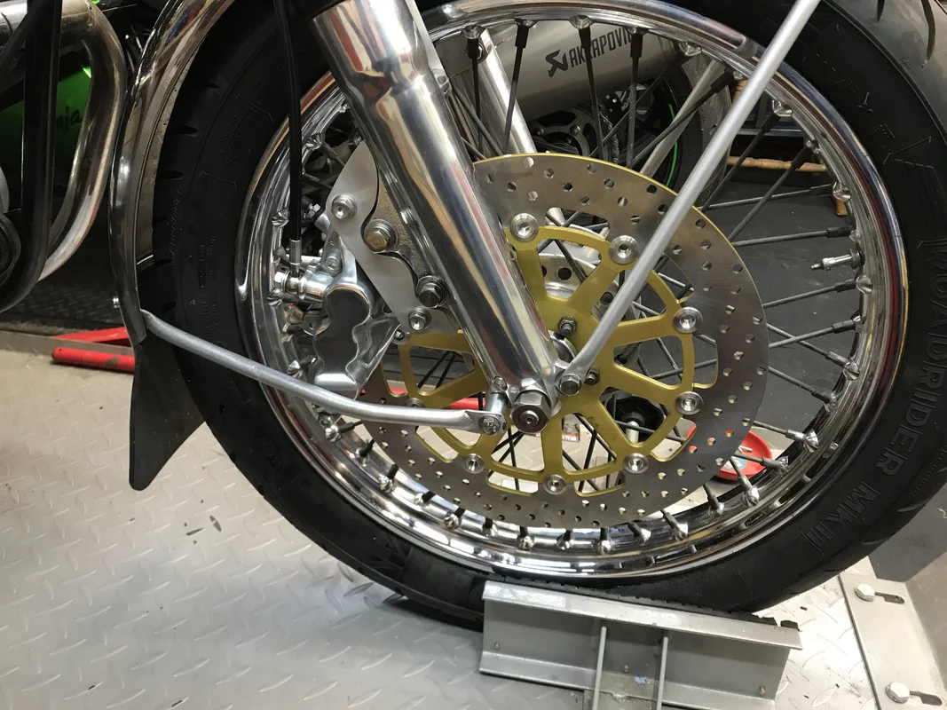 What front disc, caliper combo? Mk2a 850