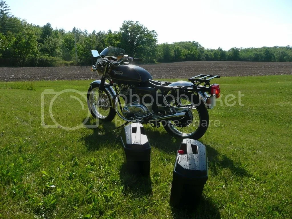 Luggage Rack Panniers Access Norton