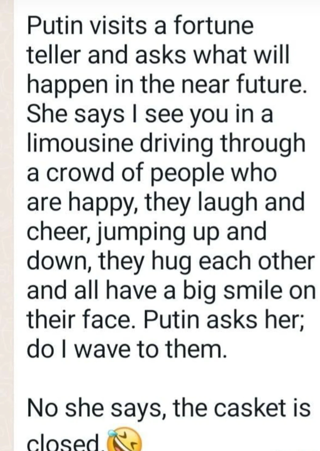 Post your jokes and humor here.