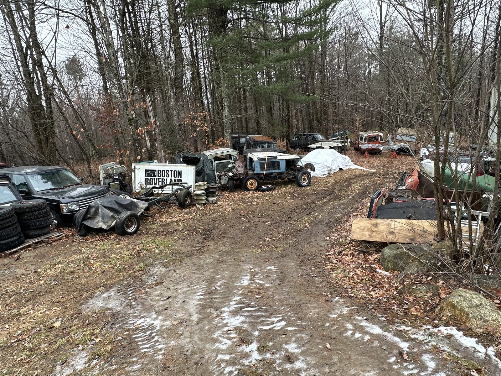 Where old Land Rovers go to die. And some are reborn.