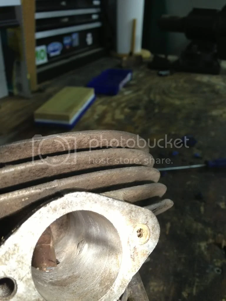 fixing a hole in a cylinder head? Access Norton