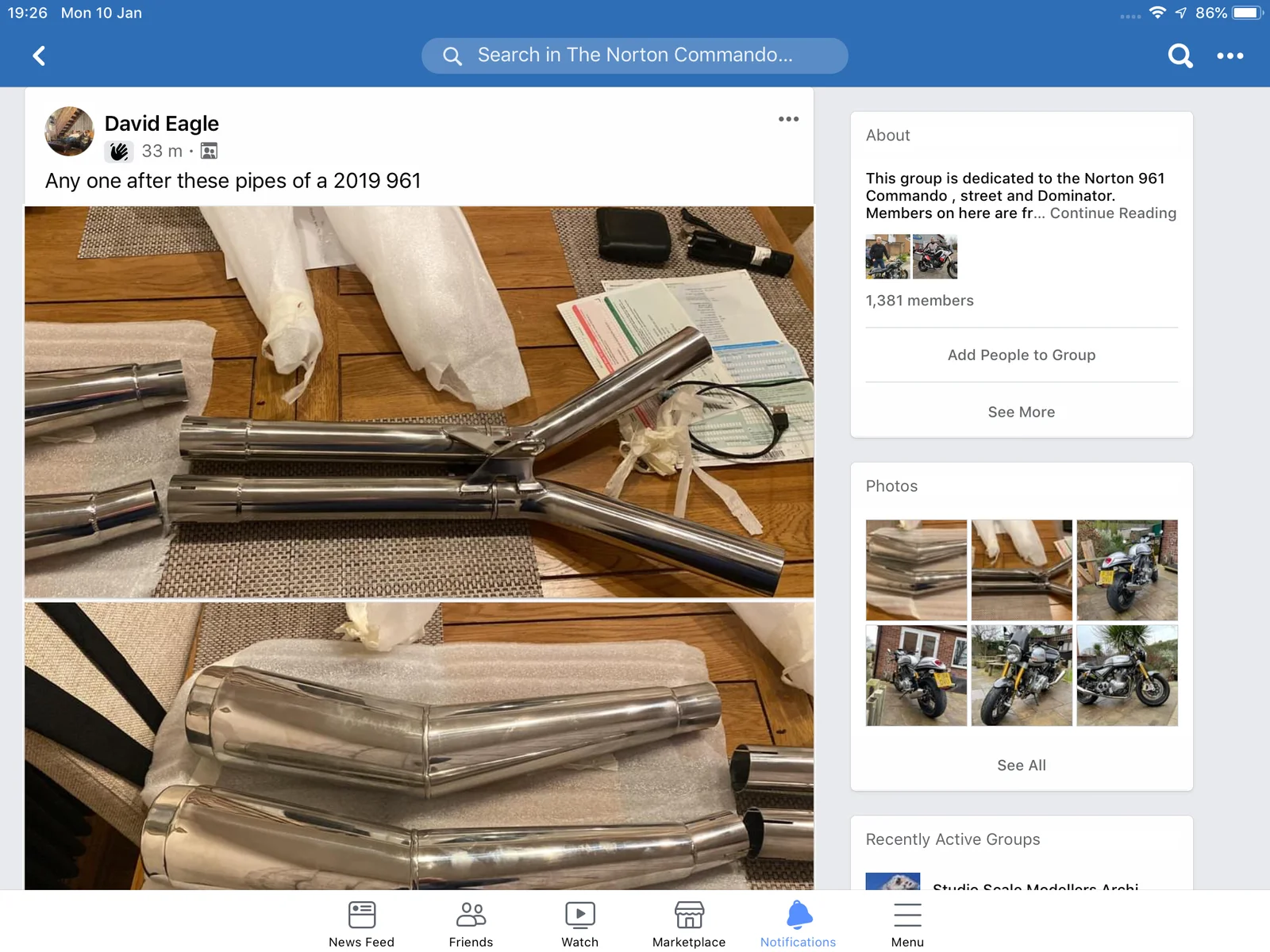 Possible short opens for sale on the FB 961 page