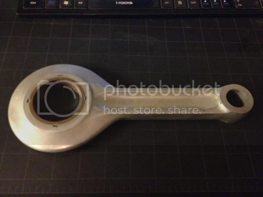 Francis Beart long-stroke Manx/Inter alloy con rod?