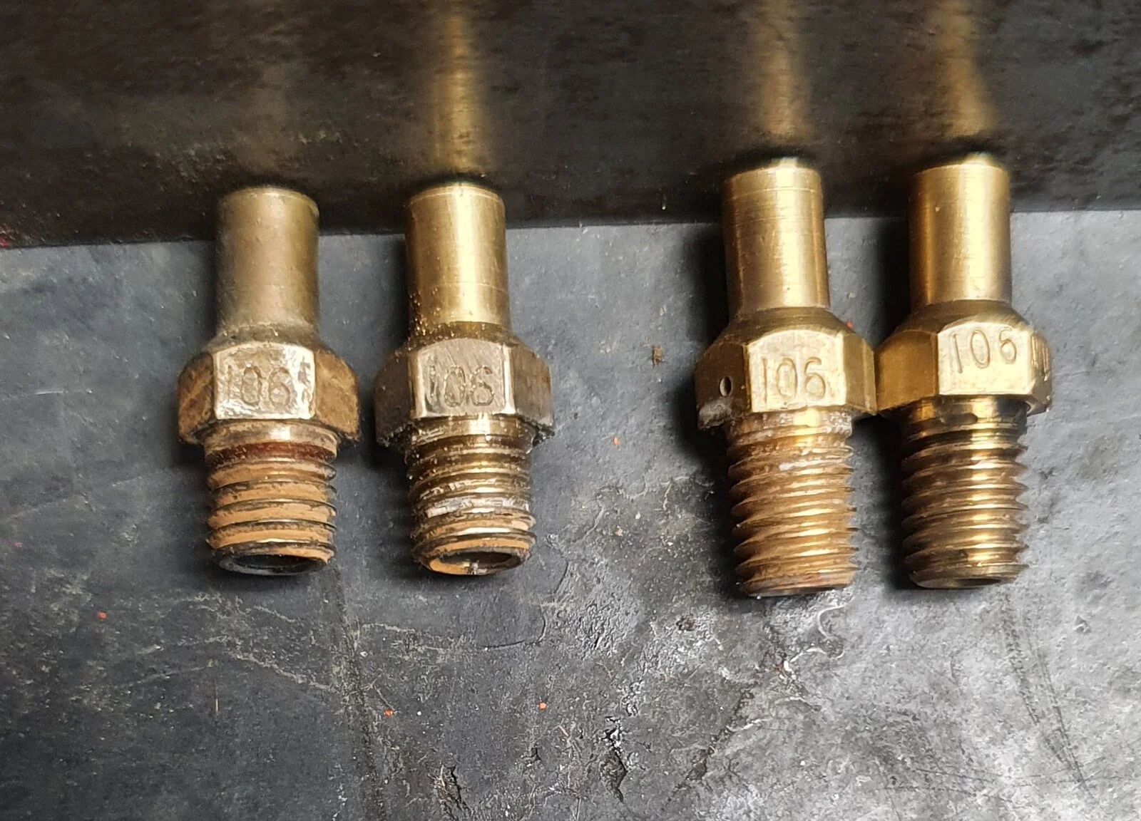 Concentric Needle Jets found two different jets same number