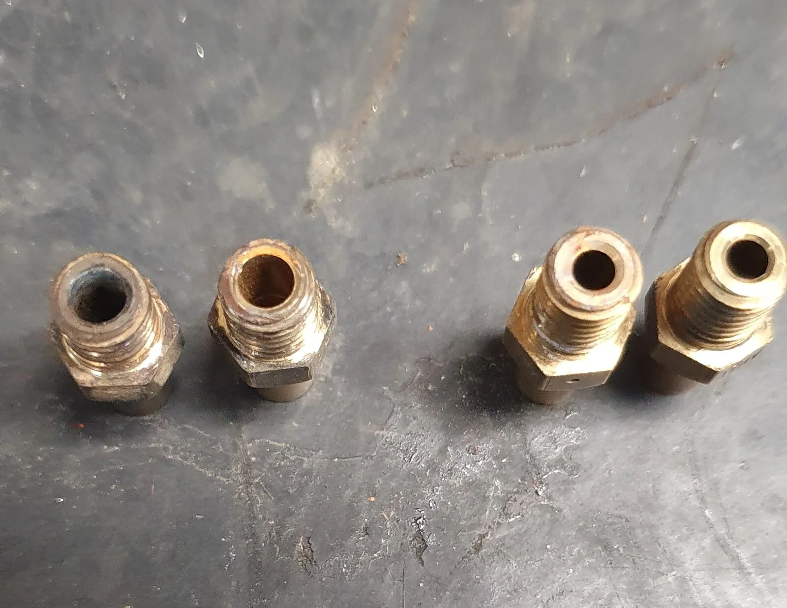 Concentric Needle Jets found two different jets same number