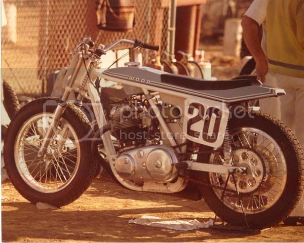 Blast from the Past Ron Wood Flat Track Norton