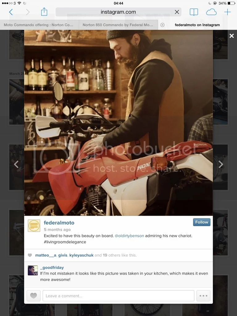 Federal Moto Commando offering