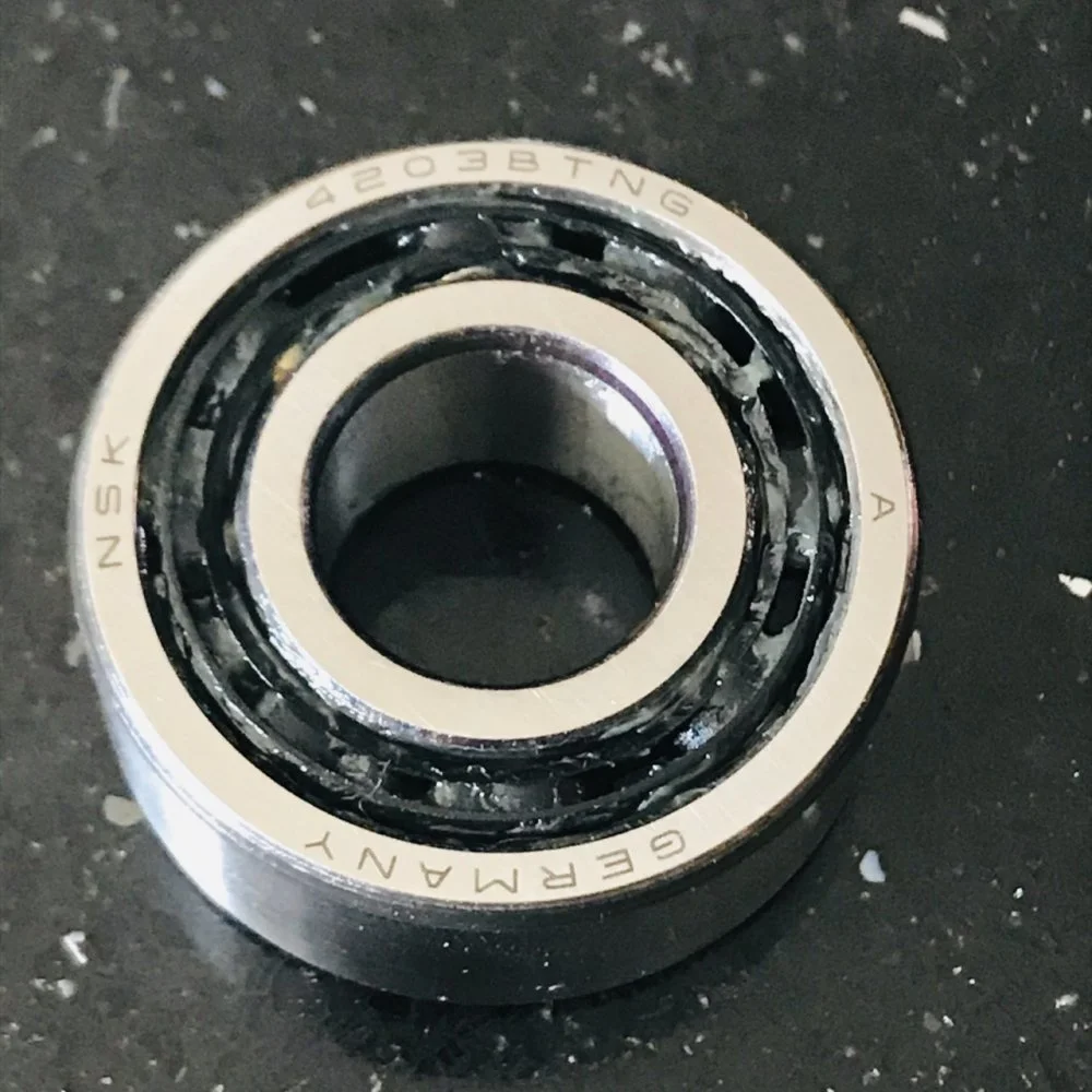 Front wheel double row bearing