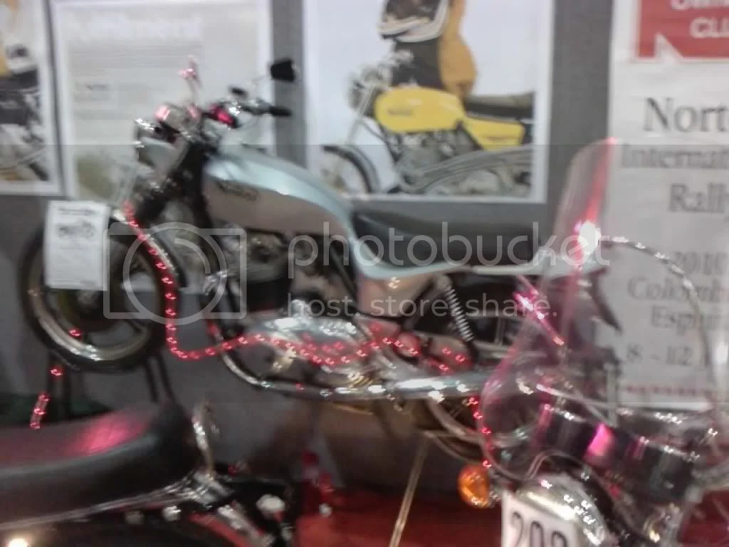 Norton with hurricane body kit.