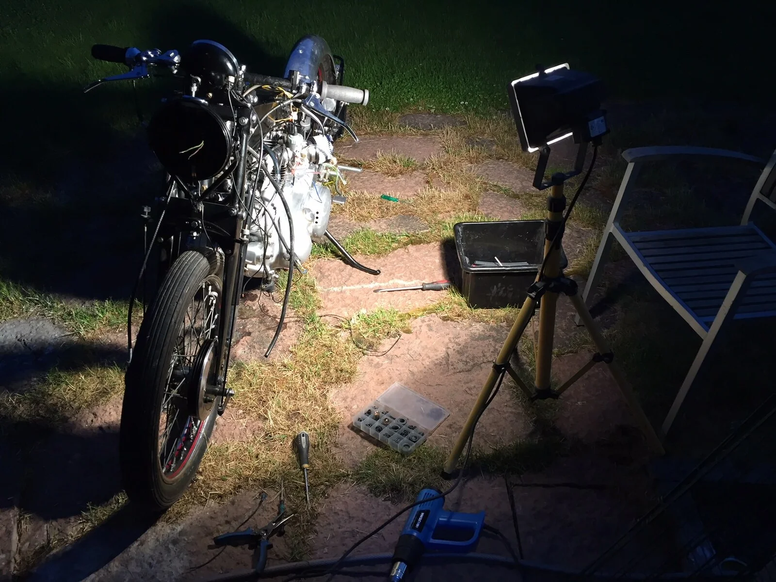 Crankcase repair (53 Vincent restoration)