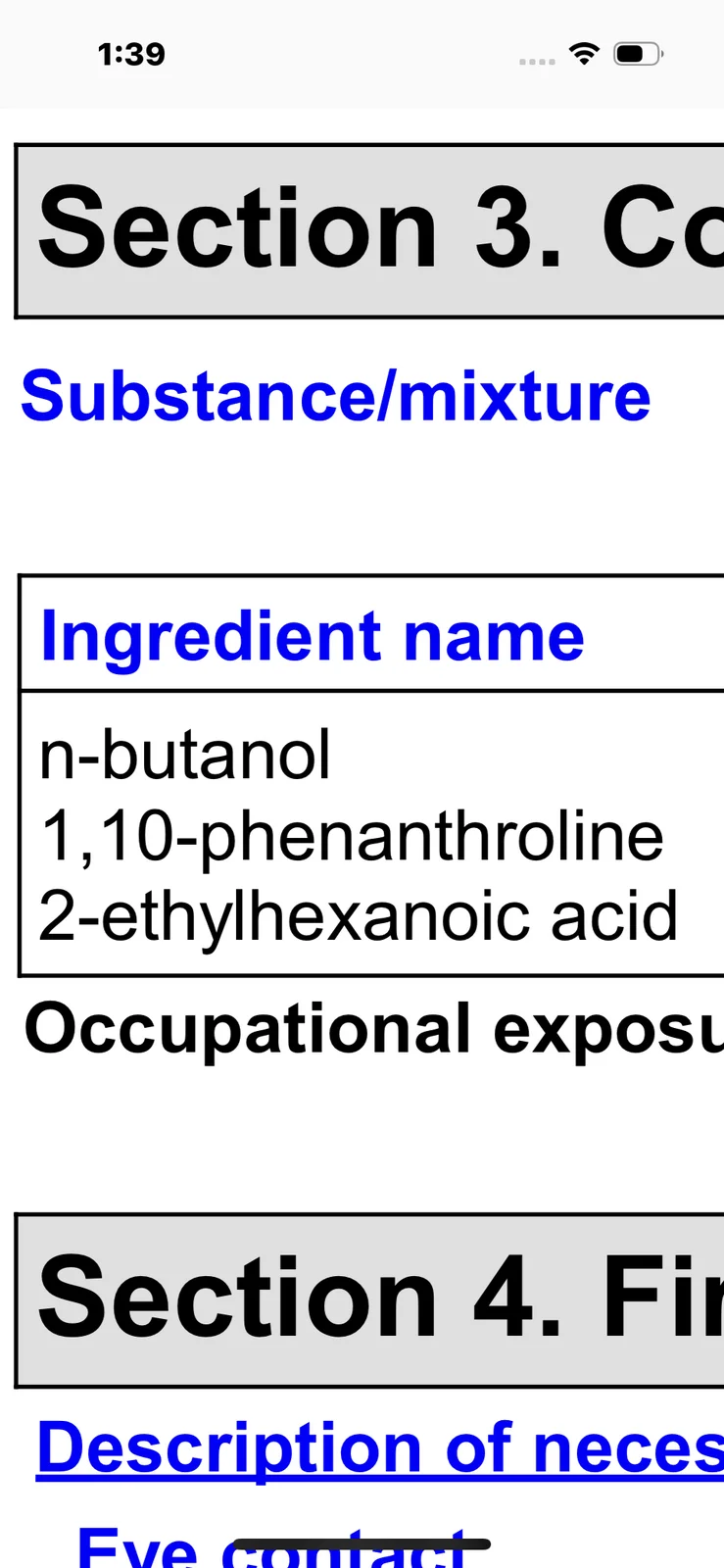Klotz oil solvent smell