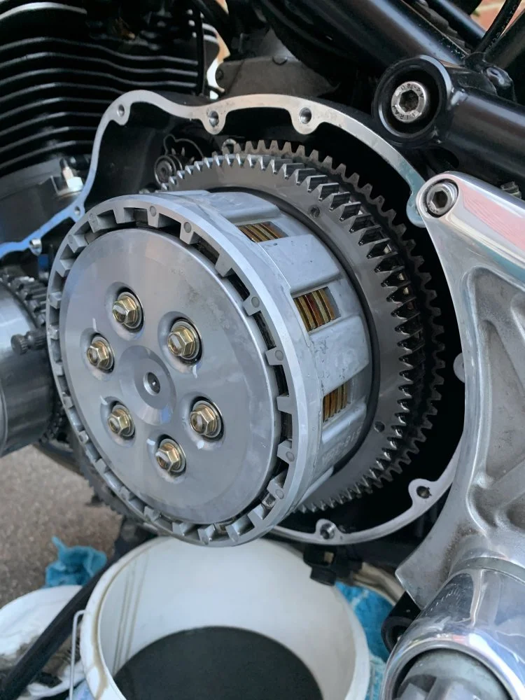 Another clutch basket failure.