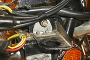 wiring around the steering head