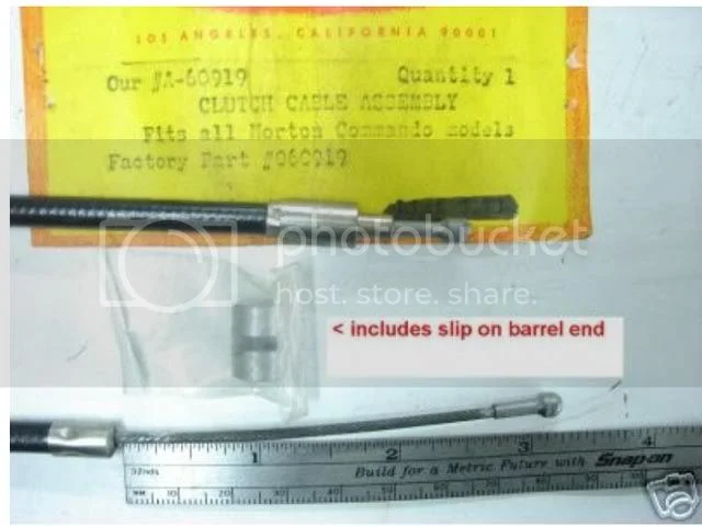 Early clutch cables available 06-0919