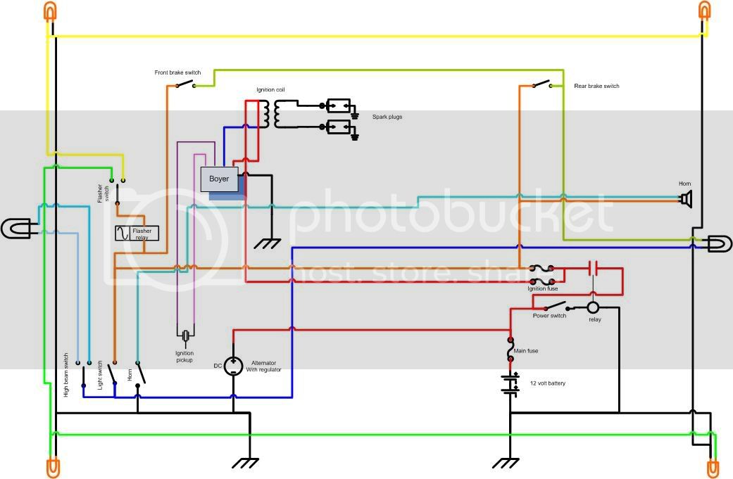 Basic wiring diagram | The Access Norton Motorcycle Forums
