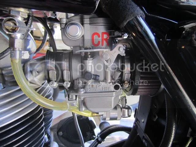 Keihin CRS smoothbore carbs for Norton