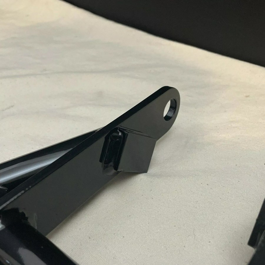 Center stand defect causing bike to list to starboard
