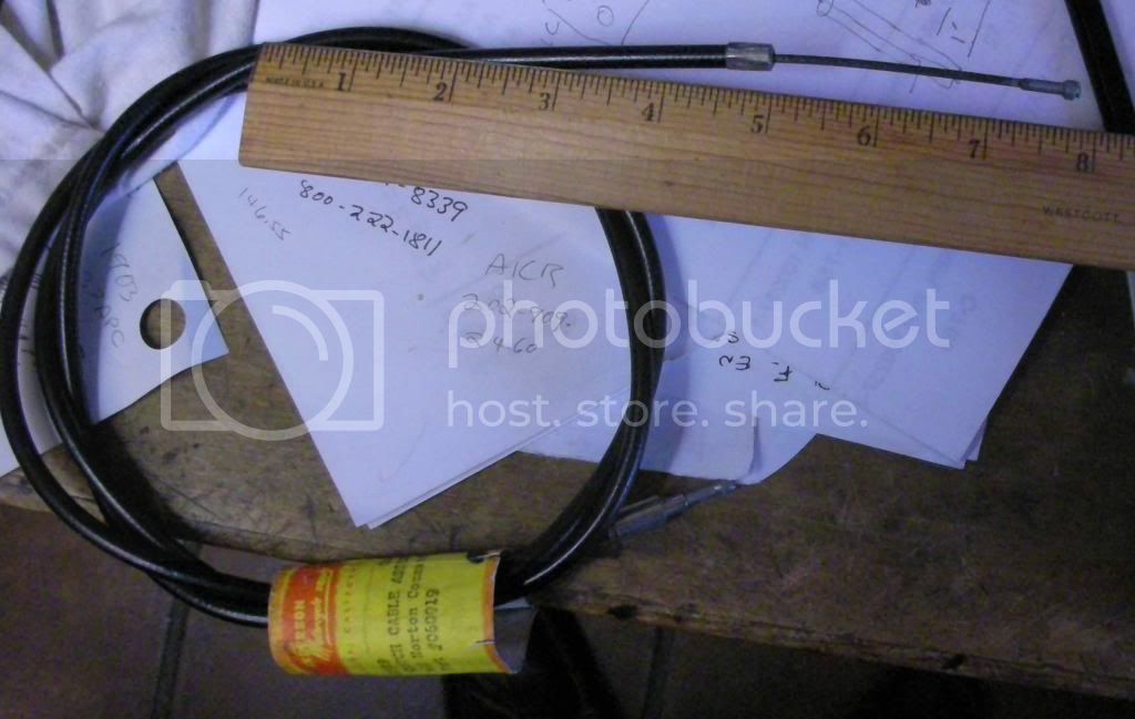 Clutch cable lenght inner and outer
