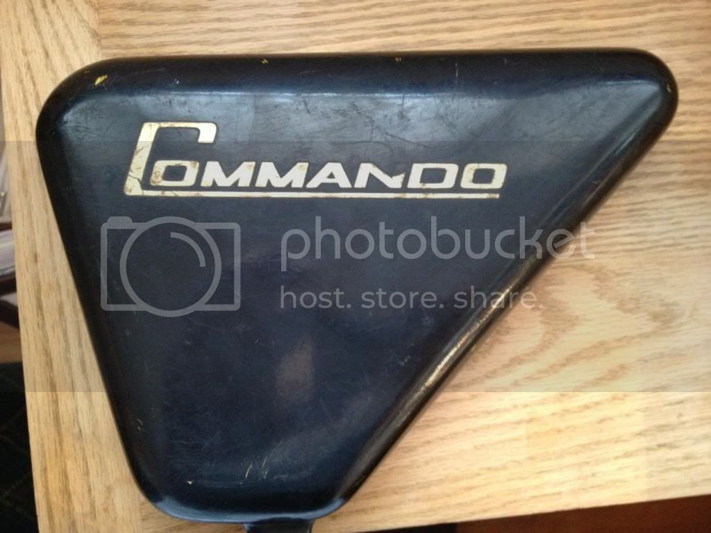 Which commando were the side covers for