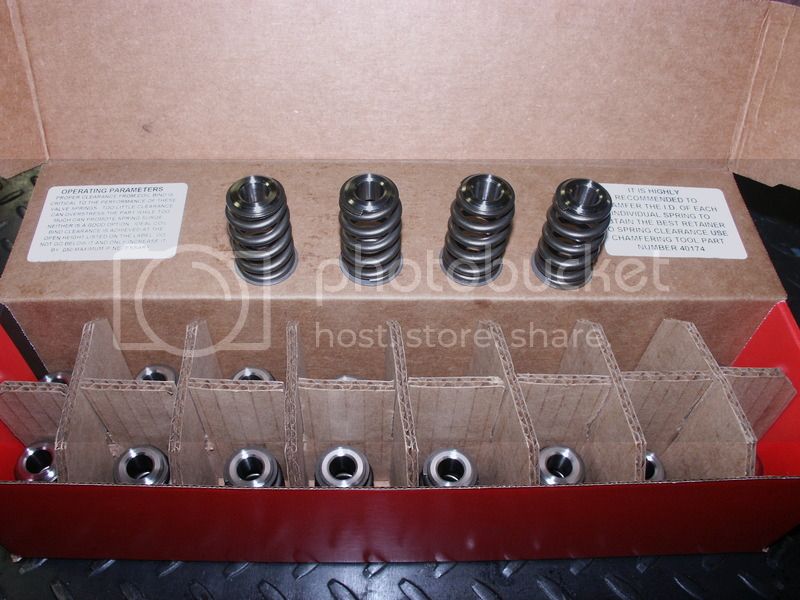 New Conical valve springs