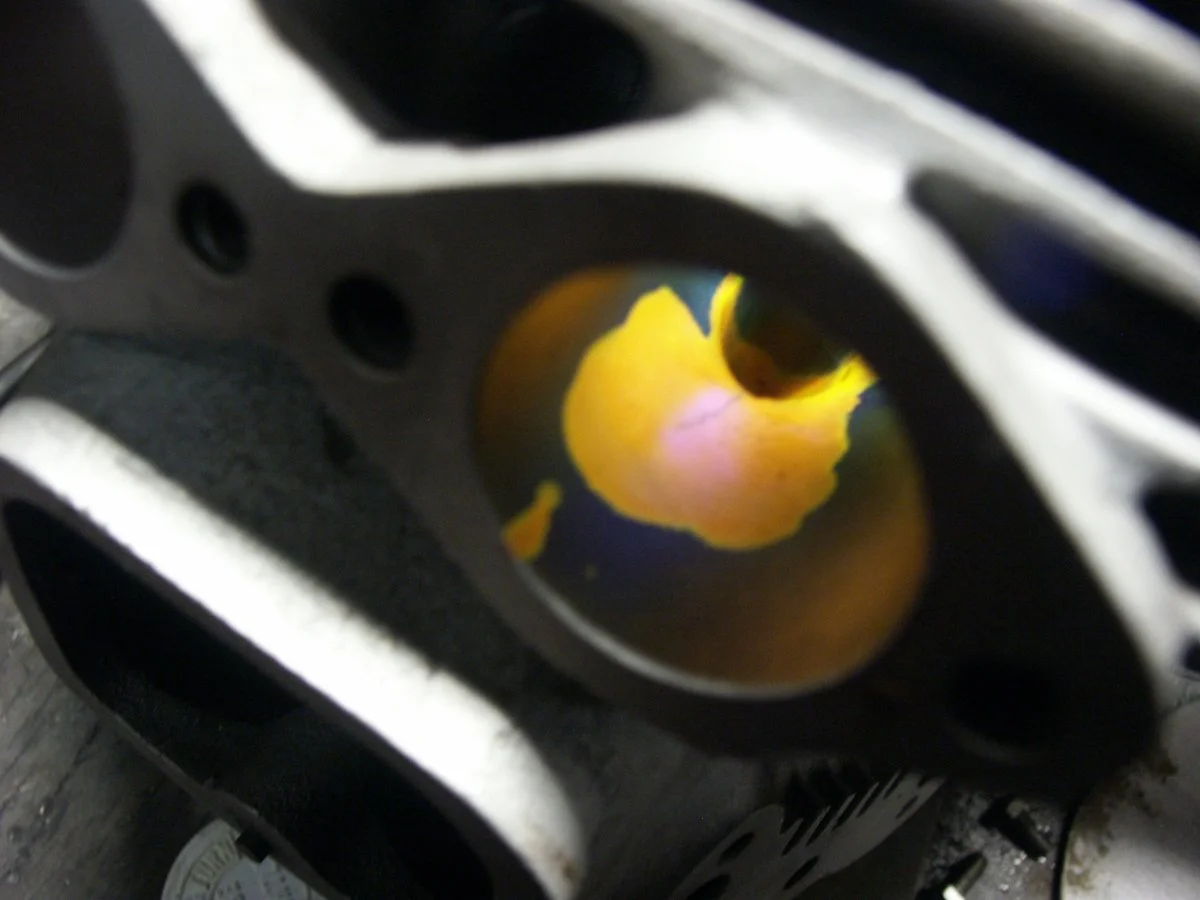 suspect cracked head