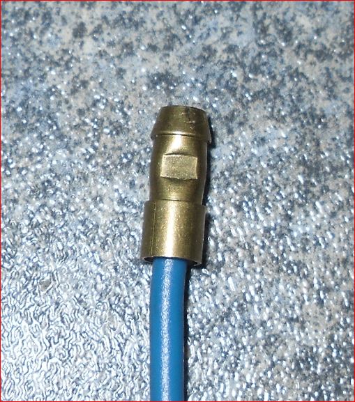 Need to identify a brass crimped on wire connector .