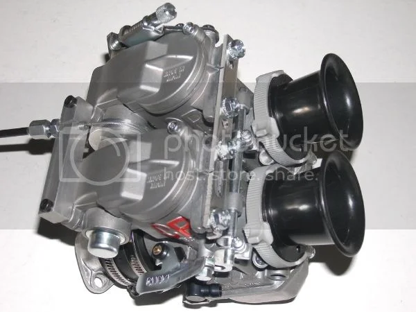 Keihin CRS smoothbore carbs for Norton