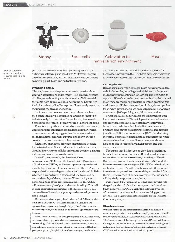 Lab Grown Chicken Access Norton